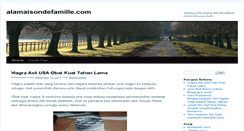 Desktop Screenshot of alamaisondefamille.com